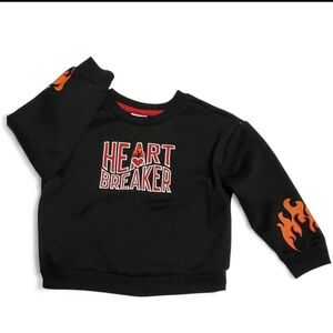 Celebrate Heartbreaker Boys Sweatshirt in Black